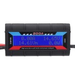 Voltmeter, wattmeter, ammeter, multifunctional, digital multimeter, 4.8 - 60 V, 200 A, black color